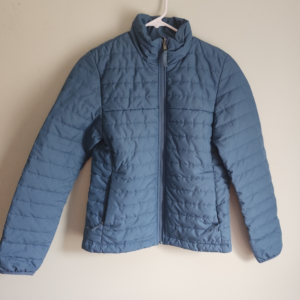 The Northface NF0A5EHD Peak Triclimate Liner Only Jacket Primaloft Teal Womens S